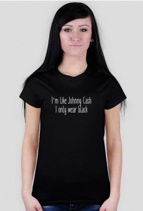 Damski t-shirt JOHNNY CASH