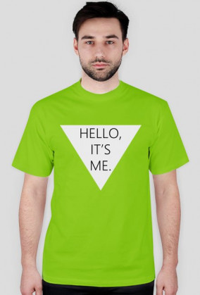 Męski t-shirt HELLO IT'S ME