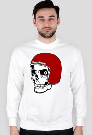 Bluza bez kaptura - czaszka w kasku