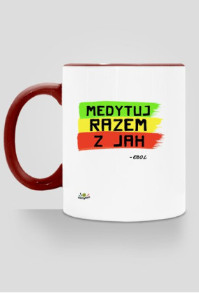 Kubek Medytuj razem z Jah