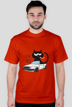 KOSZULKA KOT W GOLFIE