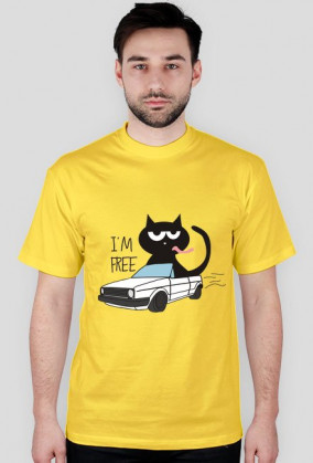 KOSZULKA KOT W GOLFIE