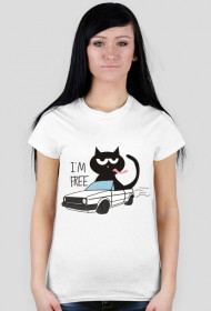 KOSZULKA KOT W GOLFIE