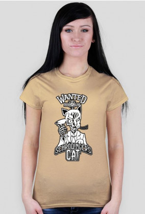 Kot Schrodingera - koszulka naukowa z nadrukiem
