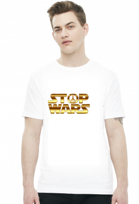 Koszulka męska - Stop Wars - STYLOWAKOSZULA.CUPSELL.PL – KOSZULKI I KUBKI NA PREZENT, NIETYPOWE I SMIESZNE KOSZULKI