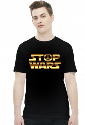 Koszulka męska - Stop Wars - STYLOWAKOSZULA.CUPSELL.PL – KOSZULKI I KUBKI NA PREZENT, NIETYPOWE I SMIESZNE KOSZULKI