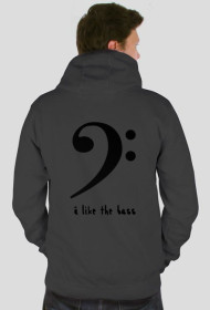 Bluza z kapturem I like the bass