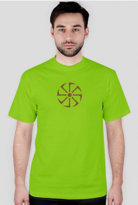 T-shirt słowiański kołowrót, męski 1