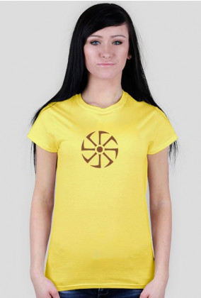 T-shirt słowiański kołowrót, damski 1