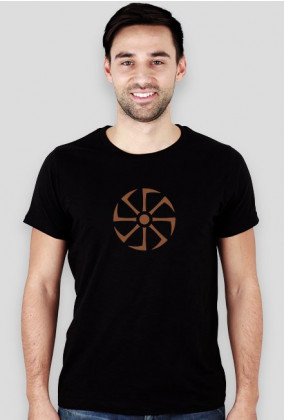 T-shirt słowiański kołowrót, męski 1 slim