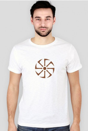 T-shirt słowiański kołowrót, męski 1 slim
