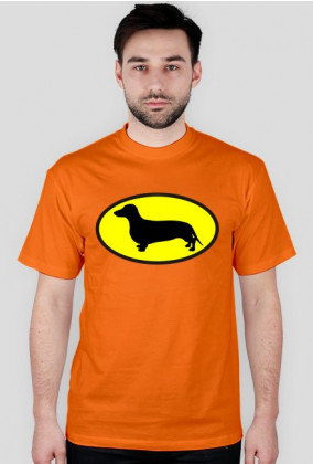 Koszulka męska Jamnik Batman