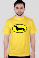 Koszulka męska Jamnik Batman