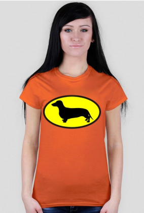 Koszulka damska Jamnik Batman