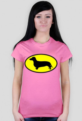 Koszulka damska Jamnik Batman