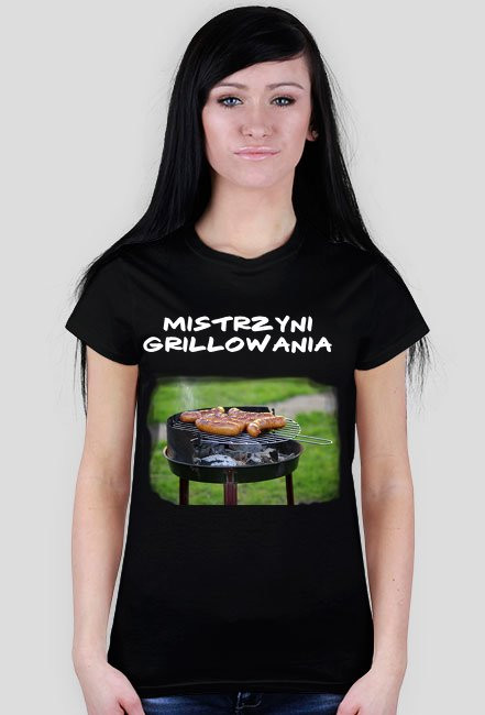 t-shirt damski mistrzyni grillowania