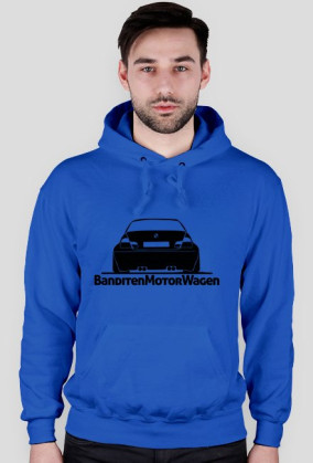 BanditenMotorWagen (bluza z kapturem) ciemna grafika