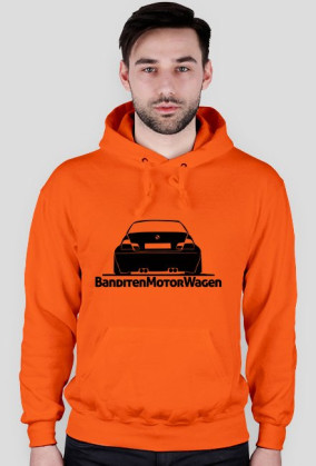 BanditenMotorWagen (bluza z kapturem) ciemna grafika