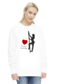 I love Pool Dance (bluza damska) ciemna grafika