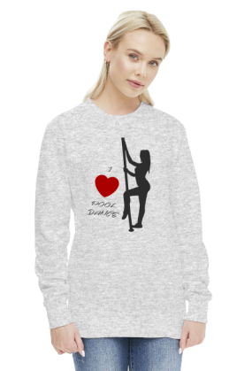 I love Pool Dance (bluza damska) ciemna grafika