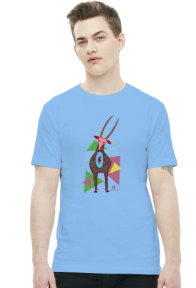 Koszulka męska - Koziołek. Pada