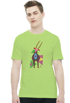 Koszulka męska - Koziołek. Pada