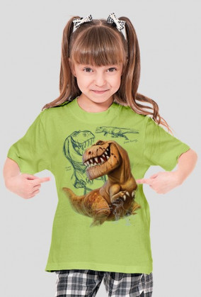 Koszulka dziecięca - Tyranozaur Rex - Dzień Dziecka - STYLOWAKOSZULA.CUPSELL.PL – KOSZULKI I KUBKI NA PREZENT, NIETYPOWE I SMIESZNE KOSZULKI