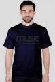Music is the highest form of art - biała/kolor