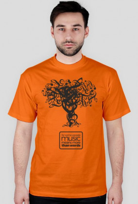 Music means more - biała/kolor