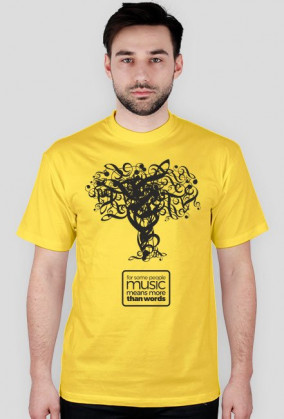 Music means more - biała/kolor