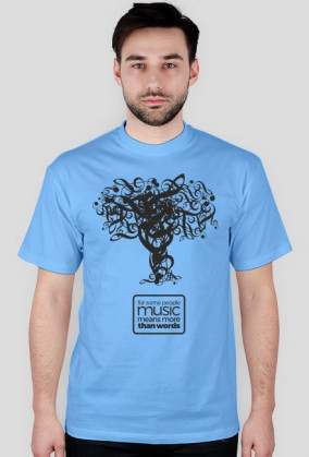Music means more - biała/kolor