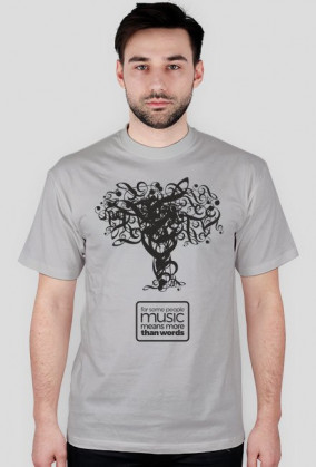 Music means more - biała/kolor