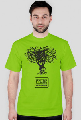 Music means more - biała/kolor