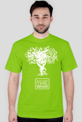Music means more - czarna/kolor