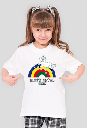 Koszulka dla dziewczynki - Death Metal. Pada