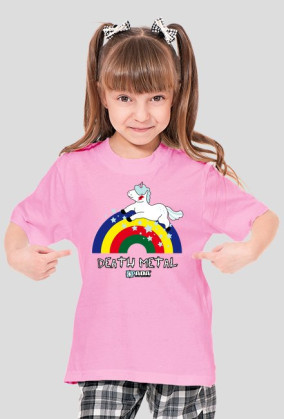 Koszulka dla dziewczynki - Death Metal. Pada