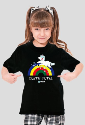 Koszulka dla dziewczynki - Death Metal. Pada