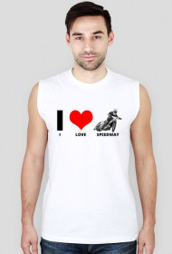 Koszulka "I love speedway", bez rękawów