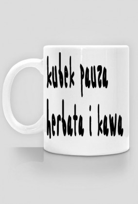 kubek pauza herbata i kawa