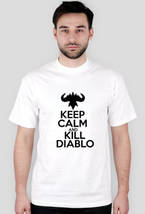 [KEEP CALM] KILL DIABLO | biała