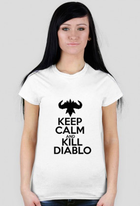 [KEEP CALM] KILL DIABLO | biała