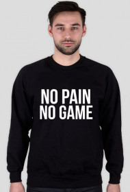 No pain no game, bluza - Męska,czarna