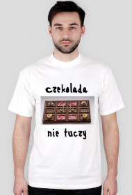Koszulka męska czekolada nie tuczy