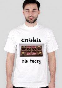 Koszulka męska czekolada nie tuczy