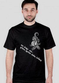 Koszulka "Sex, drugs..." - męska, czarna