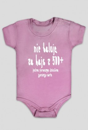 Nie baluję.. biały napis