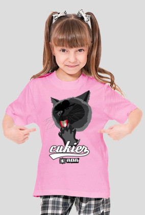 Koszulka dla dziewczynki - Cukier. Pada