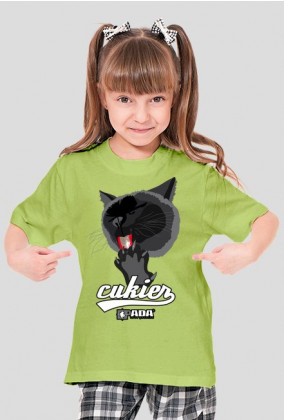 Koszulka dla dziewczynki - Cukier. Pada