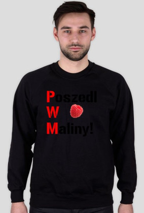Poszedł w maliny - Męska bluza