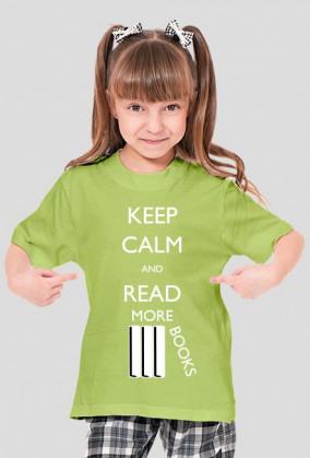 Koszulka dziewczęca Keep calm